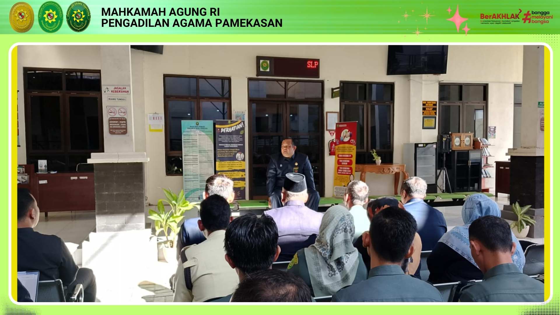 Peningkatan Kinerja dan Spiritualitas Menjadi Fokus Briefing Rutin PA Pamekasan